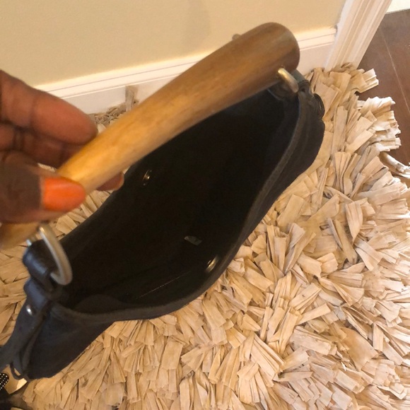 Black woven purse - Picture 2 of 3